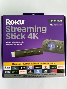Roku Streaming Stick 4K - Purple Box